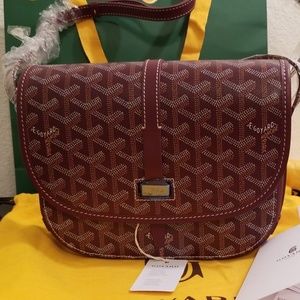 NWT Goyard Belvedere II 2 Burgundy Crossbody PM
